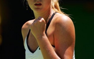 澳網賽  名將輕鬆晉級　夏拉波娃咬牙抗酷暑