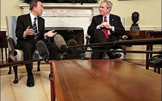 布什與潘基文會面 討論全球重大議題