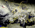 组图：欧洲遭遇强烈飓风