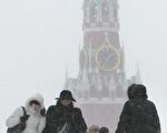 圖文:莫斯科大風雪 交通癱瘓