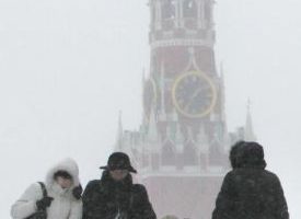 圖文：莫斯科大風雪 交通癱瘓
