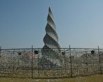 国家灯会万颗蚵壳的旋转巨塔嘉县府亮相