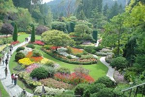 加拿大卑诗省温哥华岛著名的宝翠花园（Butchart Garden）。（大纪元）