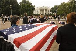 全美反伊拉克戰爭示威抗議活動十七日展開