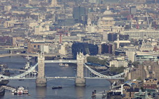 组图：从空中看英国伦敦