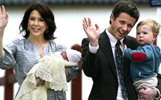 組圖：丹麥小公主出生首秀