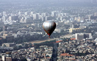 组图：从空中鸟瞰叙利亚大马士革
