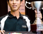 台灣選手楊清順拿下2007GUINNESS九號球亞洲巡迴賽高雄站分站冠軍。（李曜宇攝影／大紀元）