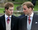 英國已故黛安娜王妃的兒子威廉王子與哈利王子(圖片/法新社)