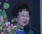 呂秀蓮訪蓮園  盼政治家選後一塵不染