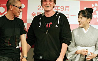 組圖：導演昆汀東京宣傳《壽喜燒西部片》