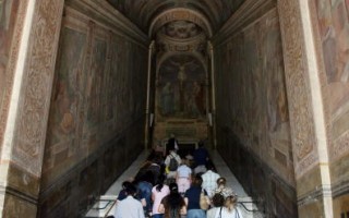 組圖：羅馬聖階教堂壁畫修復重現