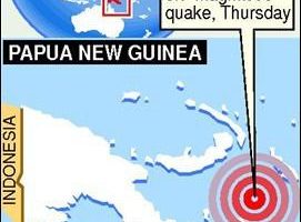 巴布亚纽几内亚六点七强震  未传伤亡或海啸