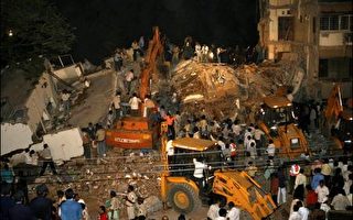 印度孟买大楼倒塌案 死亡增至二十一人