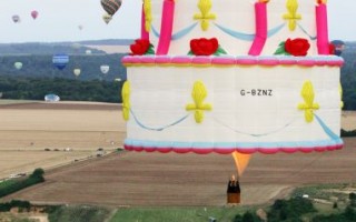 圖文：法國洛林國際熱氣球節開幕