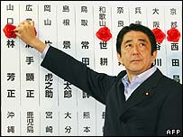日本首相承認在參院選舉中慘敗