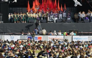 童军成立一百年  各国代表在首次露营地同庆