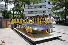 高应大阿波罗太阳能车队远征日本 载誉归国