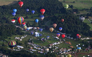組圖：第29屆英國布里斯托熱氣球節