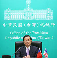 陈水扁：台湾入联  是国际公理与强权的斗争