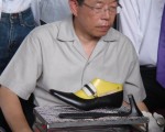 關心台灣製鞋業  謝長廷呼籲t自創品牌