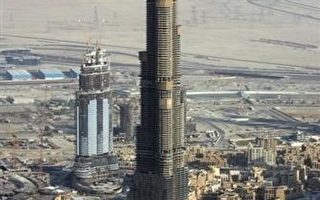 杜拜塔已成为全球最高的独立式建筑物。(图片来源:法新社)