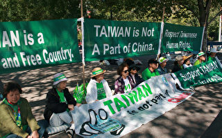 入聯被拒 台灣婦女會聯合國靜坐