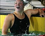 美國的世泳賽少女雙料冠軍凱蒂．齊格勒再次游出好成績(圖片來源：法新社)