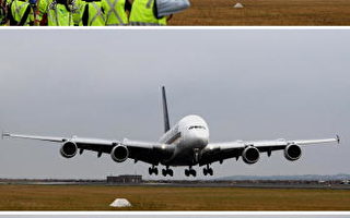 新航A380处女航 豪客10万美金抢头香