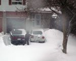 加东遭遇60年罕见大雪