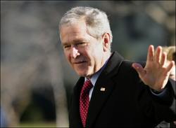 布什将访中东  期能促进以巴和平