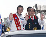 王金平周锡玮挺黄志雄  陪扫街冲选票