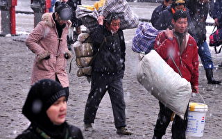 未来三天中国下雪不止  上海有中到大雪