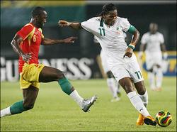 非洲国家杯足赛  迦纳与象牙海岸进四强