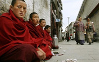 拉萨藏人抗议多人被捕