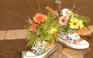 組圖：加拿大花卉園藝展(3)鞋子開花