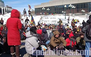 蒙特利尔百人集会 揭露中共镇压西藏