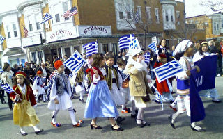 希腊独立日游行 东西方文化交汇