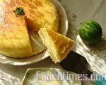 輕乳酪檸檬蛋糕(攝影：天使廚坊/大紀元)