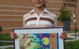 新州华裔学生获植树基金会海报奖