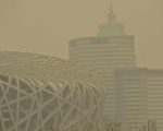 严重的空气污染让参加北京奥运的运动员们担忧自己的身体健康。(法新社)
