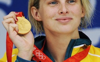 組圖：澳選手瓊斯贏得女百米蛙泳金牌