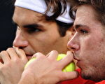 費德爾(Roger Federer)(左)/AFP/Getty Images