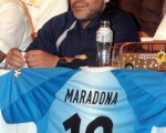 阿根廷退休名将马拉杜纳（Diego Maradona）/AFP/Getty Images