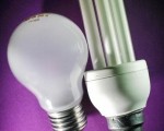 美國環保署也要求加強在節能燈對健康和環境影響方面的研究和資訊分享。圖為兩款節能燈泡。（Jon ENOCH/AFP/Getty Images）