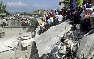 组图：海地校舍倒塌至少82人死亡