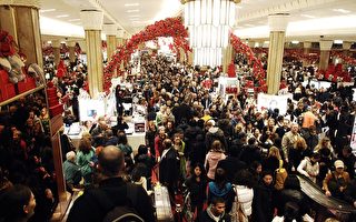 組圖：美國感恩節購物大潮