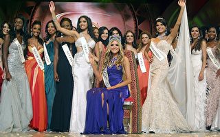 组图：世界小姐大赛俄罗斯小姐夺冠
