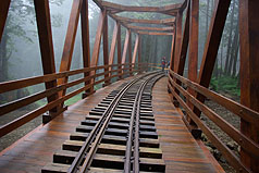 阿里山森林鐵路水山支線月台即將完工
