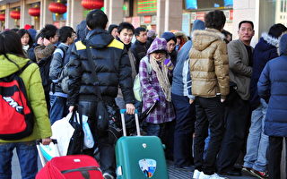 外電﹕中國失業民工提早回家過年